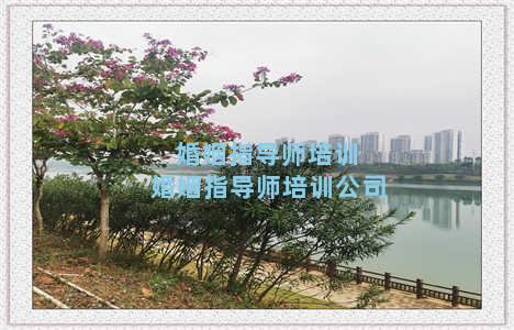 婚姻指导师培训 婚姻指导师培训公司